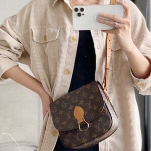 Louis Vuitton Monogram Brown and Tan Crossbody Bag
